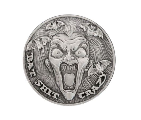 The BSC Predictor Coin – Bat Shit Crazy Mood Forecast (1.5")